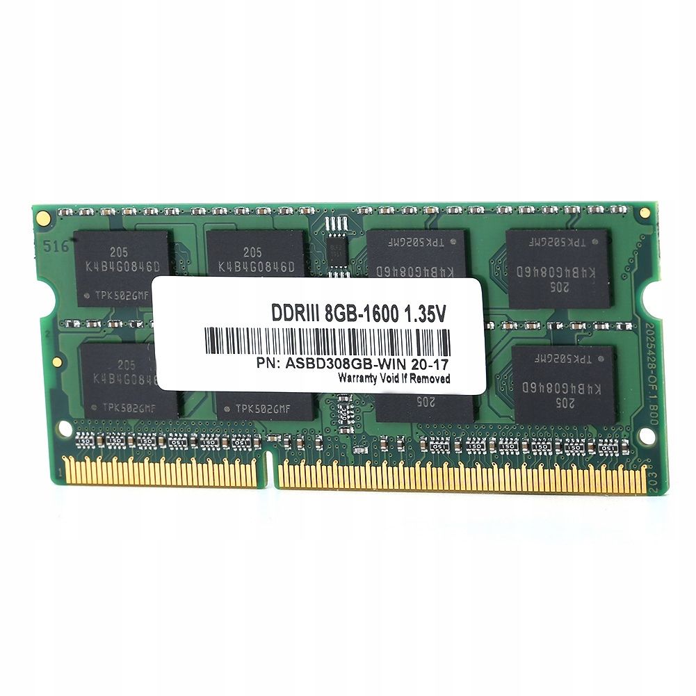 RAM pour ordinateur portable ASint DDR3 1600MHZ 8 Go - 2