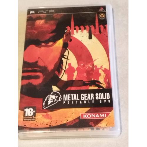 Metal Gear Solid Portable Ops Psp 