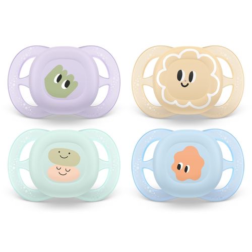 Lot De 2 Sucettes Ultra Start 0/2 Mois Print - Philips Avent