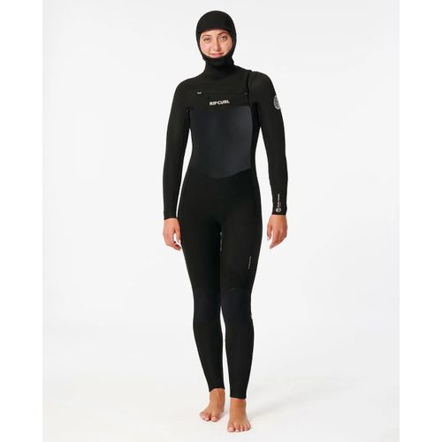 Combinaison Femme Dawn Patrol 5/4 Zip Poitrine À Cagoule