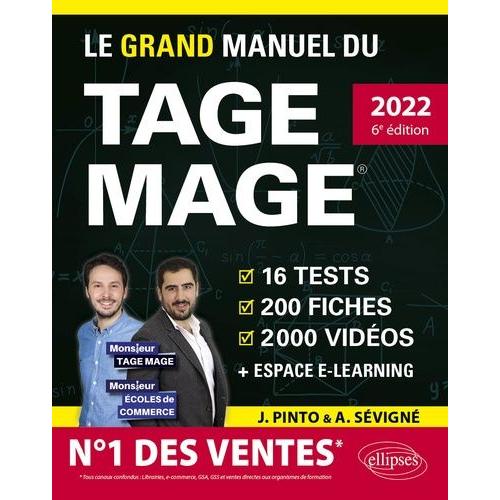 Le Grand Manuel Du Tage Mage - N°1 Des Ventes ? 16 Tests Blancs + 200 Fiches De Cours + 2000 Vidéos