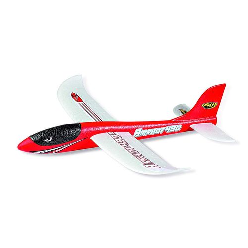 Carson 500504013 500504013-Wurfgleiter Airshot 490 Échelle À Lancer 100 % Prêt À Voler, Avion De Voilage Pour La Publicité, Presque Indestructible, Propriétés De Vol Parfaites, En Polystyrène Rouge-Carson