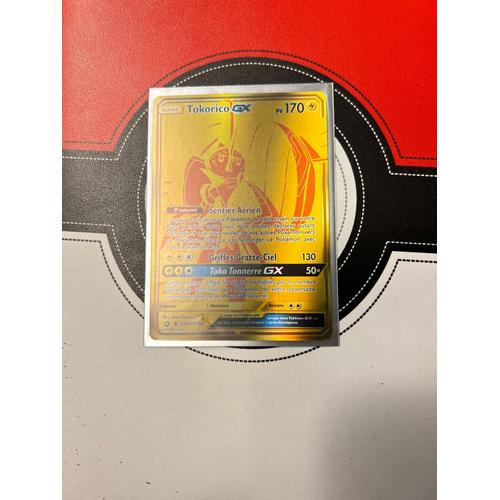 Carte Pokémon Tokorico Gx Shiny Or