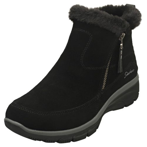 Skechers Easy Going Cool Zip Femme Bottes Noir