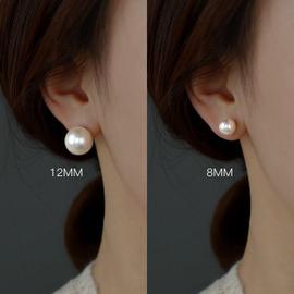 ANNAVA: Boucles d'oreilles pour Femme en Argent Sterling 925 et Perle en  Forme de Goutte
