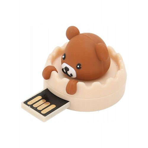 Ours brun de lecteur flash USB de dessin animé