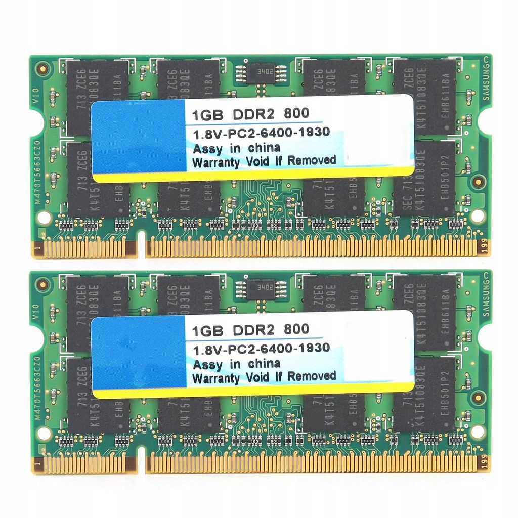 2 modules de mmoire Xiede DDR2 1 Go 800 Mhz. - 2