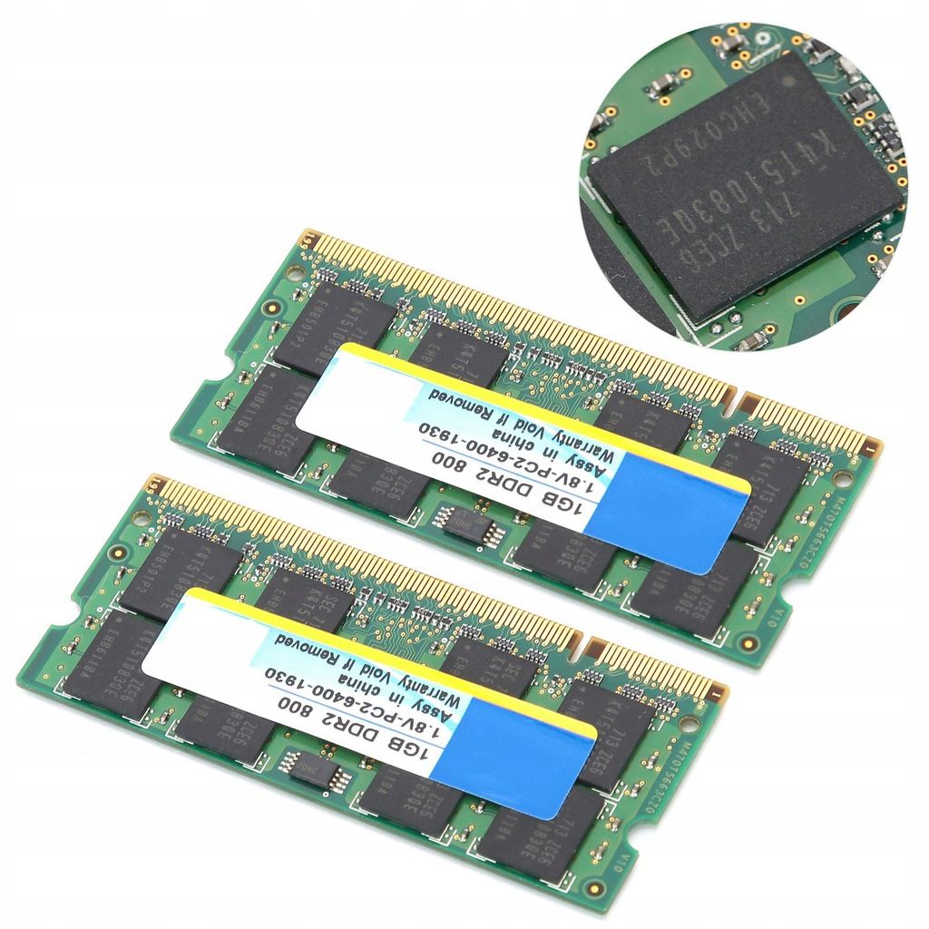 2 modules de mmoire Xiede DDR2 1 Go 800 Mhz. - 4