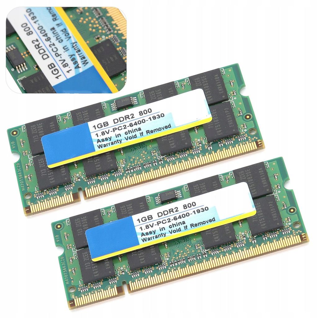 2 modules de mmoire Xiede DDR2 1 Go 800 Mhz. - 5