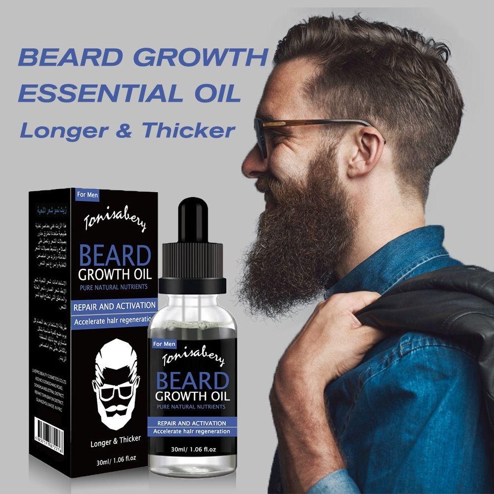 Beard Oil Care Men's Beard Care Essential Oil 30ml Huile De ... - 2