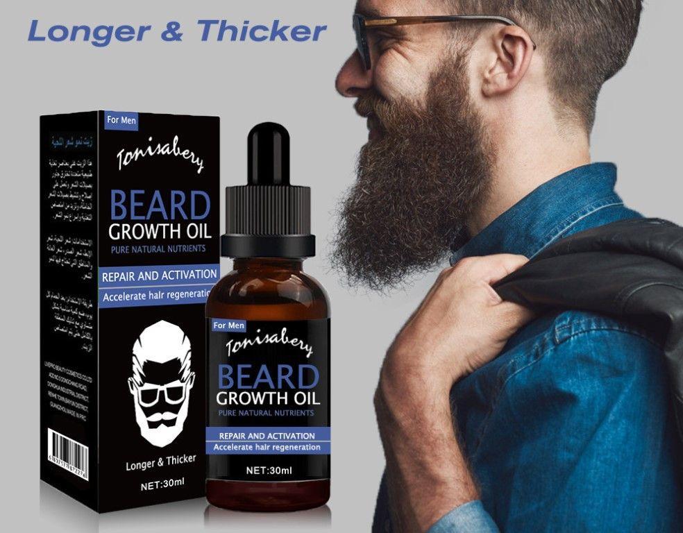 Beard Oil Care Men's Beard Care Essential Oil 30ml Huile De ... - 3