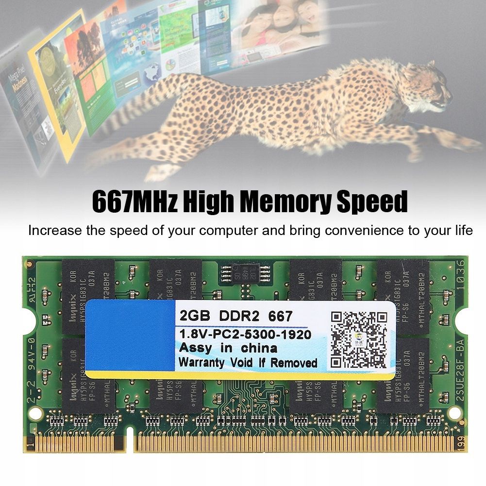 Xiede DDR2 667 MHz 2 Go 200 broches pour mmoire d'ordinateu... - 6