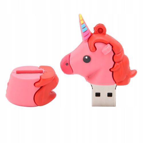 Apparence de dessin animé rose de lecteur flash USB 2.0