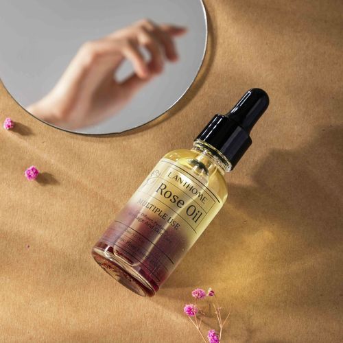 Huile De Rose Extrait De Plante Rajeunissement De La Peau Hydratation En Profondeur Massage Hydratant Essence Rafra?Chissante Huile De Soin De La Peau 