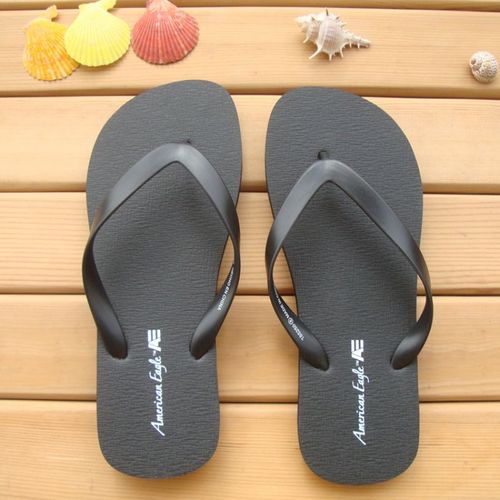Pantoufles Plates À Chevrons Noires Pour Hommes,Tongs De Plage Décontractées,Coordonnantes,Confortables,Fond Souple,Grande Taille,46,47,Été