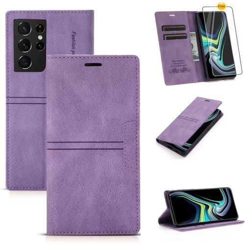 Coque Samsung Galaxy A20e,Coque Rabat Avec Magnetique,Housse Portefeuille Cartes Stand Fonction (Bleu)