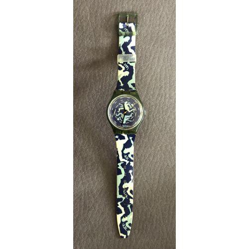 Montre Swatch Modèle Crash Gg111 De 1991
