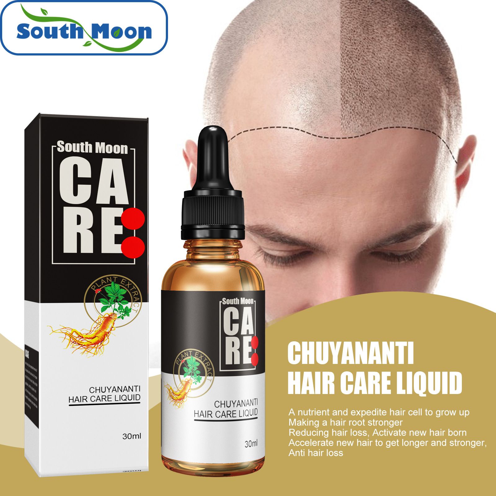 Huile Essentielle De Cheveux Soin Des Cheveux Solution Nutri...
