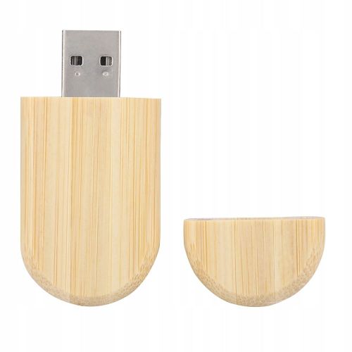Coque en bois de bambou Mémoire flash USB 2.0
