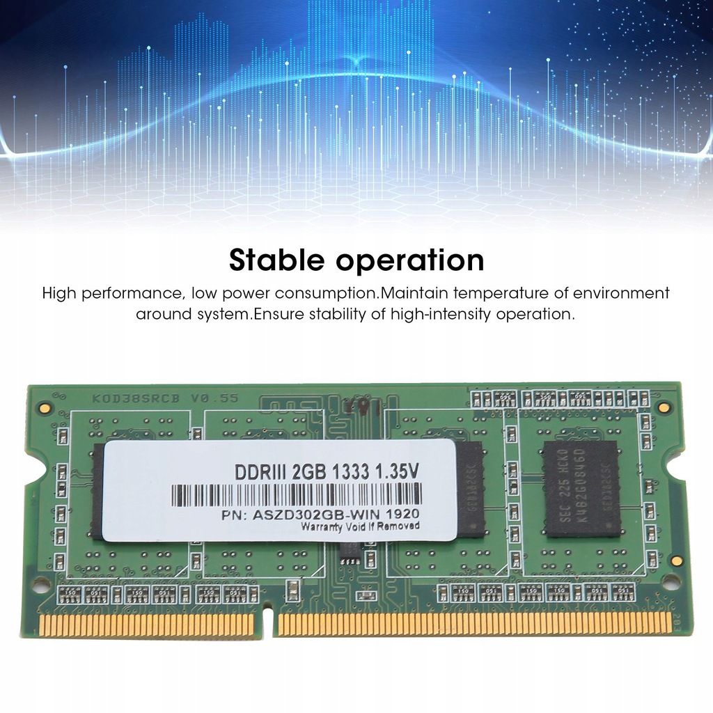 Ordinateur portable ASint RAM DDR3 1333MHZ 2GB - 7