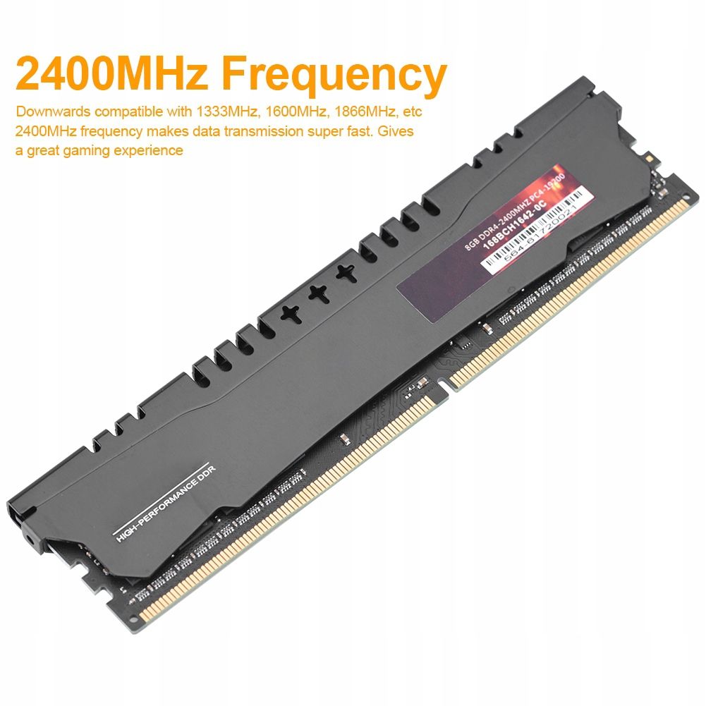 8 Go de RAM DDR4 2400 MHz Transmission de donnes rapide