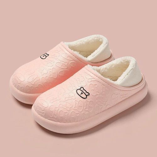 Chaussures Oligpantoufles D'intérieur Unisexessandales Chaudes Pour La Maisonchaussures Solidesimperméablessemelle Optique Souplechaussures En Fourrure Amusantes Pour Femmes Et Hommesutilisation Pour Les