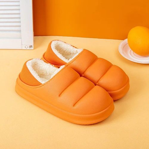 Chaussures Pantoufles En Fourrure Imperméables Pour Hommes Et Femmestoboggans Chauds En Peluchechaussures Semelle Optique Intérieuresandales Coordonnantes Pour Couplehiver