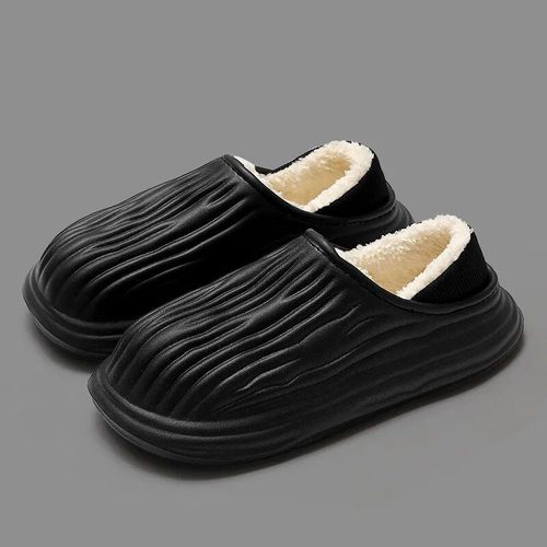 Chaussures Oligpantoufles D'intérieur Unisexessandales Chaudes Pour La Maisonchaussures Solidesimperméablessemelle Optique Souplechaussures En Fourrure Amusantes Pour Femmes Et Hommesutilisation Pour Les