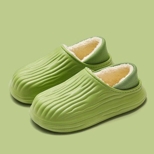 Chaussures Oligpantoufles D'intérieur Unisexessandales Chaudes Pour La Maisonchaussures Solidesimperméablessemelle Optique Souplechaussures En Fourrure Amusantes Pour Femmes Et Hommesutilisation Pour Les