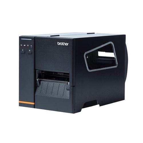 Brother TJ-4005DN - Imprimante d'étiquettes - thermique direct - Rouleau (12 cm) - 203 dpi - jusqu'à 152 mm/sec - USB 2.0, LAN, série, hôte USB 2.0