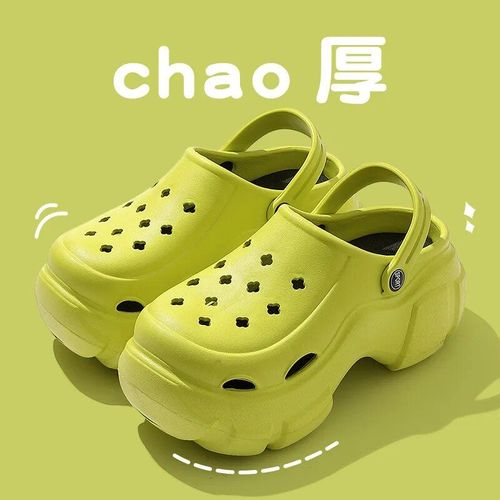 Qyckaby-Chaussures De Jardin À Trous De Chat Pour Femmes,Sandales Souples D'été À Semelle Optique À Talons Hauts,Pantoufles De Plage D'extérieur Bricolage,2023
