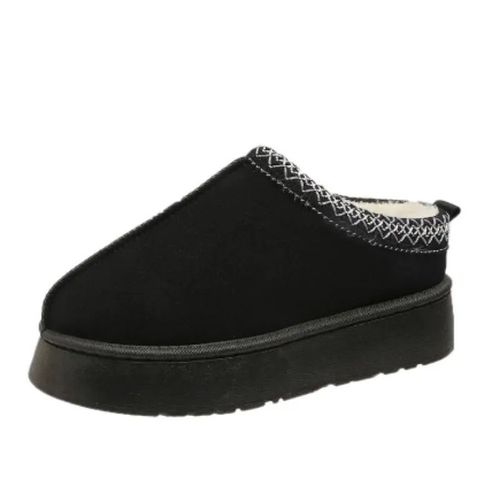 Chaussures Pantoufles En Laine Plateforme Chaude Pour Femmespantoufles En Peau De Moutonchaussures Pour Femmes