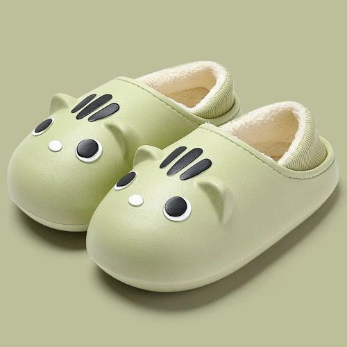 Chaussures Oligpantoufles D'intérieur Unisexessandales Chaudes Pour La Maisonchaussures Solidesimperméablessemelle Optique Souplechaussures En Fourrure Amusantes Pour Femmes Et Hommesutilisation Pour Les