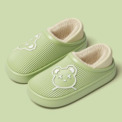 Chaussures Pantoufles Plateforme Confortables Pour Hommes Et Femmeschaussures En Coton Pour La Maisonchaussures En Peluche Imperméablesmode Extérieurepantoufles Minimalisteschaussure Non Aldhiver