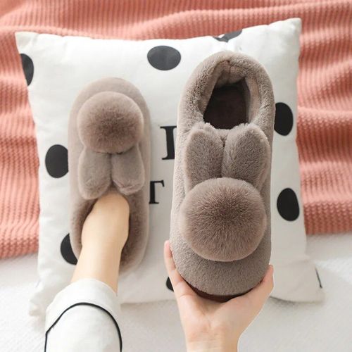 Chaussures Chaussons En Peluche Antiald Pour Femmeschaussures Fond Optiqueisolationtoboggans Chauds Pour Les Amoureux De La Maisonmignons