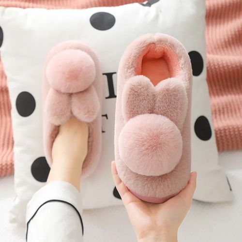 Chaussures Chaussons En Peluche Antiald Pour Femmeschaussures Fond Optiqueisolationtoboggans Chauds Pour Les Amoureux De La Maisonmignons
