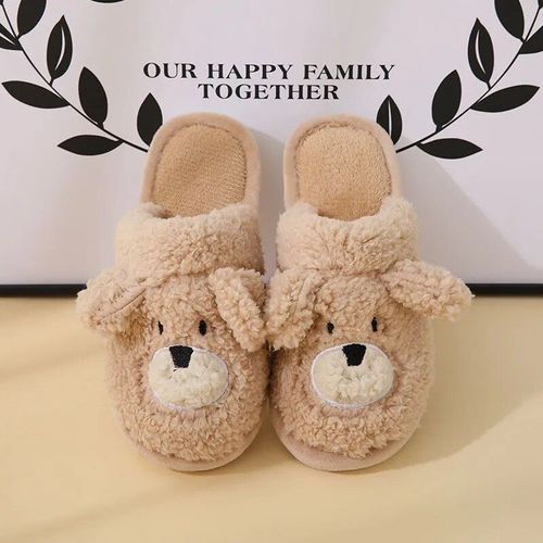 Chaussures Pantoufles De Vache Mignonnes Pour Femmeschaussures D'intérieurpantoufles En Peluche Chaudestoboggans Plateforme Pour La Maisonchaussures Kawaii Pour Coupleshiver