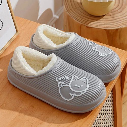 Chaussures Oligpantoufles D'intérieur Unisexessandales Chaudeschaussures De Maisondocument Solideimperméablesemelle Optique Souplefourrure Amusantefemmes Et Hommeschaussures Pour Touristes