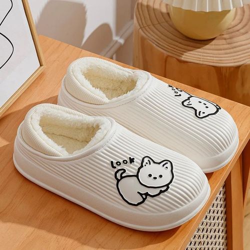Chaussures Oligpantoufles D'intérieur Unisexessandales Chaudeschaussures De Maisondocument Solideimperméablesemelle Optique Souplefourrure Amusantefemmes Et Hommeschaussures Pour Touristes