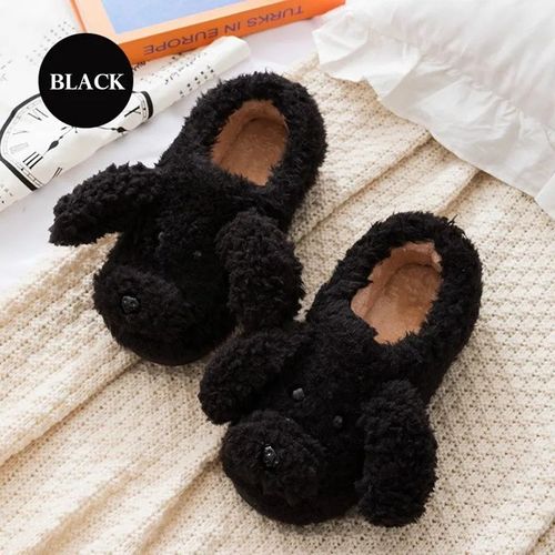 Pantoufles De Vache Mignonnes Pour Femmes,Chaussures D'intérieur,Pantoufles En Peluche Chaudes,Toboggans À Plateforme Pour La Maison,Chaussures Kawaii Pour Couples,Hiver