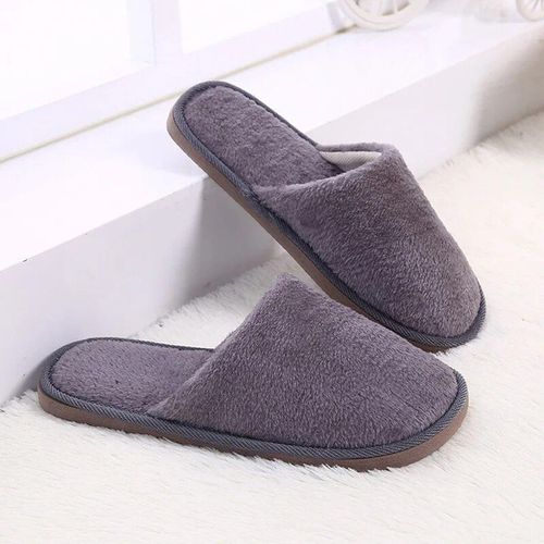 Chaussures Pantoufles D'intérieur En Coton Doux Pour Femmestongs Monochromeschaussures Chaudes En Peluche Fourruretoboggans De Solchambre Couchercoupleautomnehiver