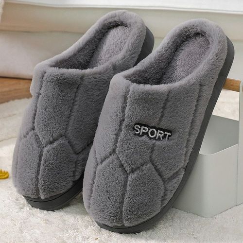 Chaussures Pantoufles En Coton Antidérapantes Pour Femmechaussures Semelle Optiqueen Peluchepour La Maisonautomne Et Hiver
