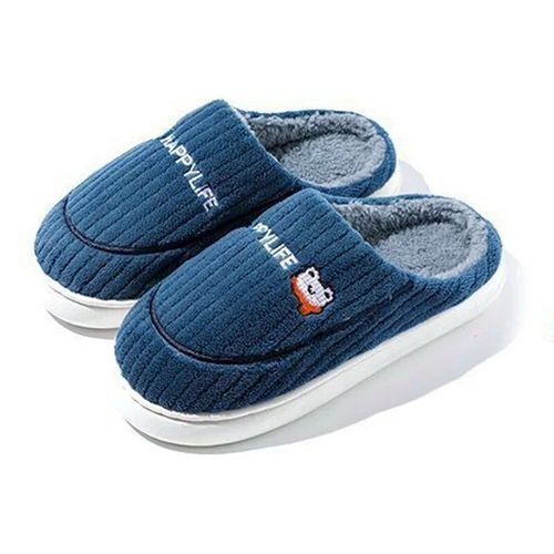 Chaussures Pantoufles En Coton Antidérapantes Pour Femmechaussures Semelle Optiqueen Peluchepour La Maisonautomne Et Hiver
