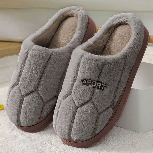 Chaussures Chaussons En Fourrure Pour Couplestoboggans Moelleuxchaussures Chaudes En Peluchecotonmaisonchambredameshommesfemmeshiverautomne