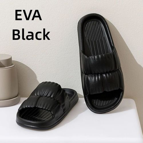 Chaussures Oligopticspantoufles D'été Plateforme Pour Femmespantoufles Coréennes Pour Femmestongs De Plage Et De Maisonsandales Nuage Semelle Souplemode Pour Dames