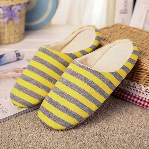 Chaussures Pantoufles D'intérieur En Coton Pour Femmestongs Douces Monochromeschaussures Chaudes En Peluche Fourruretoboggans De Solchambre Couchercoupleautomnehiver