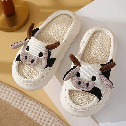 Chaussures Pantoufles De Cochon Mignonnes Pour Femmechaussures D'niksouples Plateformeanimauxquatre Saisons