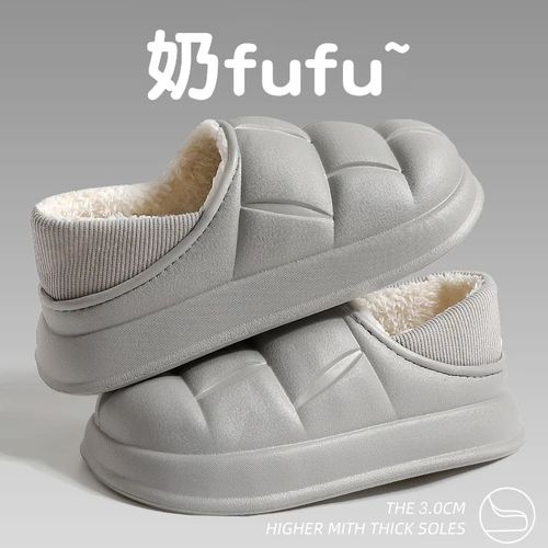 Chaussures Oligpantoufles D'intérieur Unisexessandales Chaudes Pour La Maisonchaussures Solidesimperméablessemelle Optique Souplechaussures En Fourrure Amusantes Pour Femmes Et Hommesutilisation Pour Les