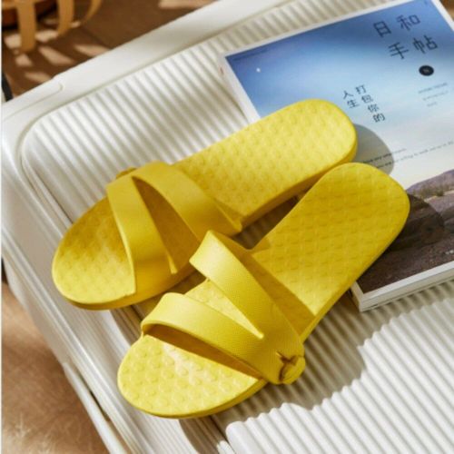 Chaussures Tongs De Plage Pour Femmessandales Plates Et Légèrespantoufles De Voyage Pliables Et Portablesété