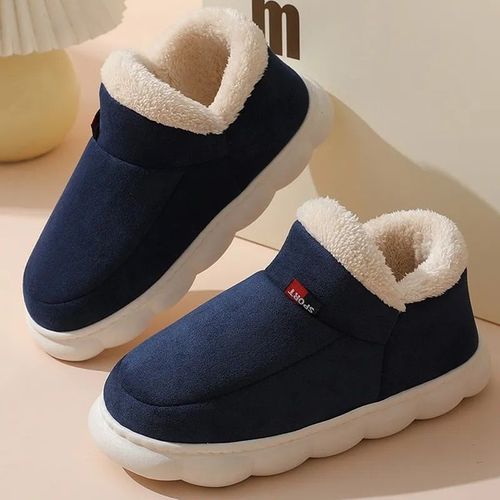 Chaussures Pantoufles Plates En Peluche Pour Femmechaussures D'niklégèresdouces Et Confortablesen Cotonpour L'hiver